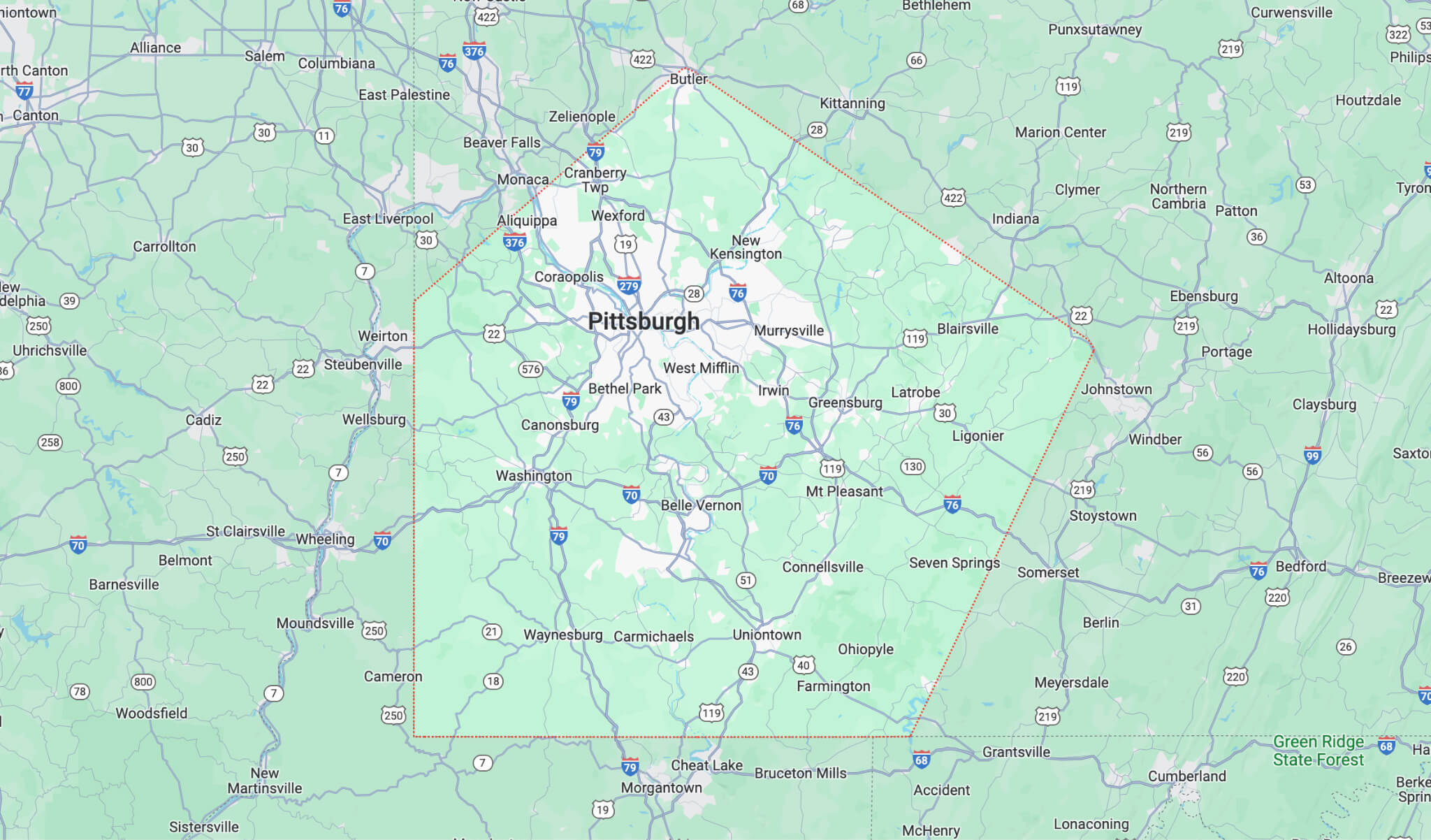 VIKO Electric service area map